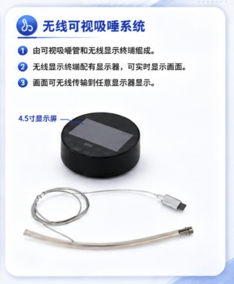 无线可视吸唾系统